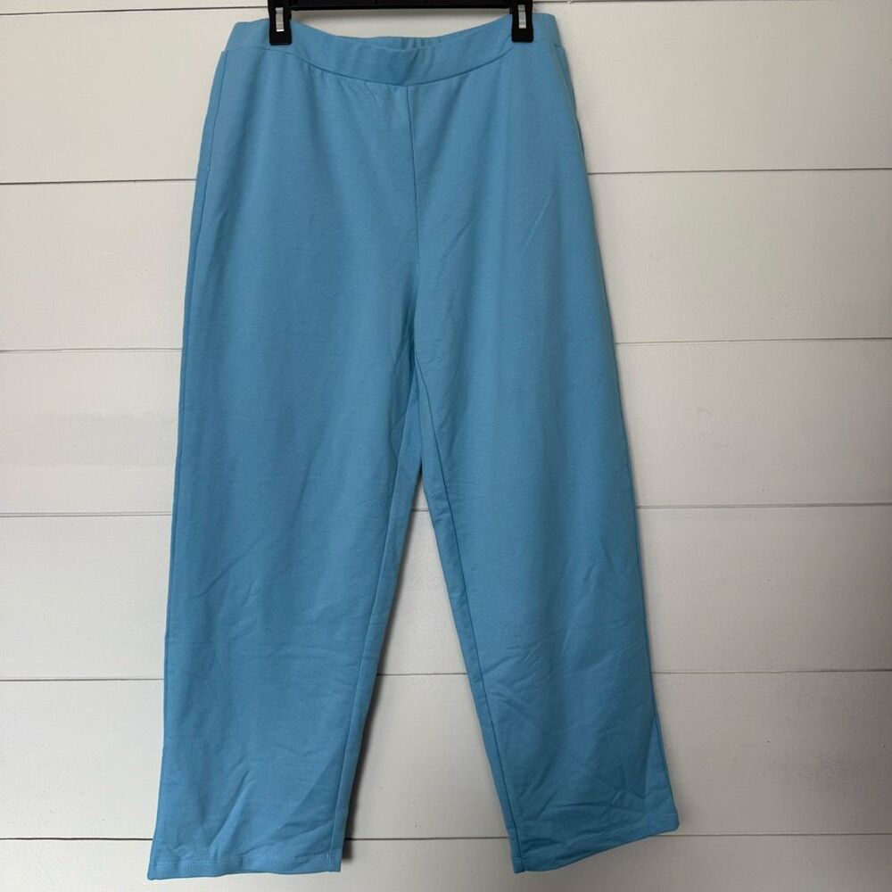 Susan Graver Weekend Women’s Medium Blue Ankle Pants Stretchy